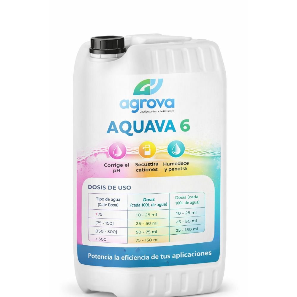 AQUAVA 6 – Corrector de pH, secuestrante de cationes y humectante