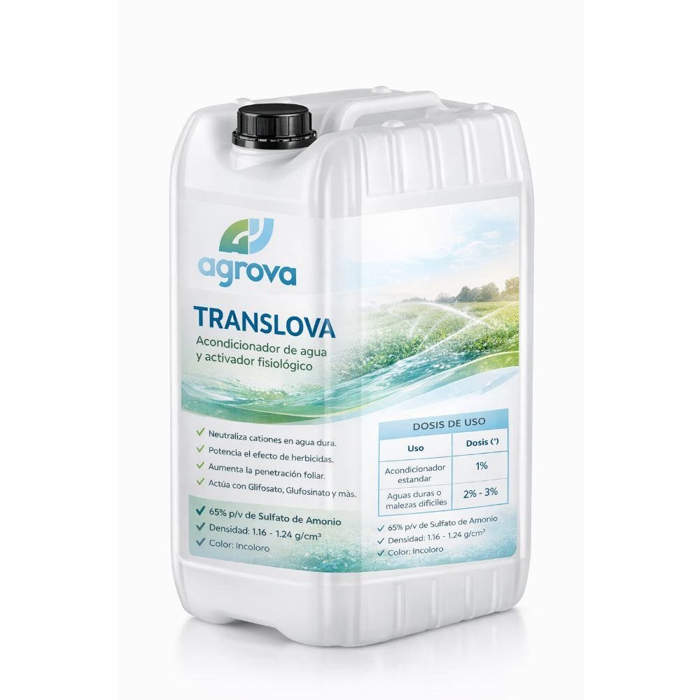 TRANSLOVA (Sulfato de amonio 65% p/v) – Acondicionador de agua y activador