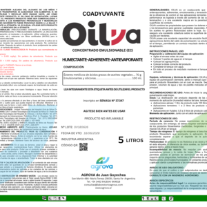 OIL VA – Coadyuvante organosiliconado (Humectante, penetrante y antievaporante)